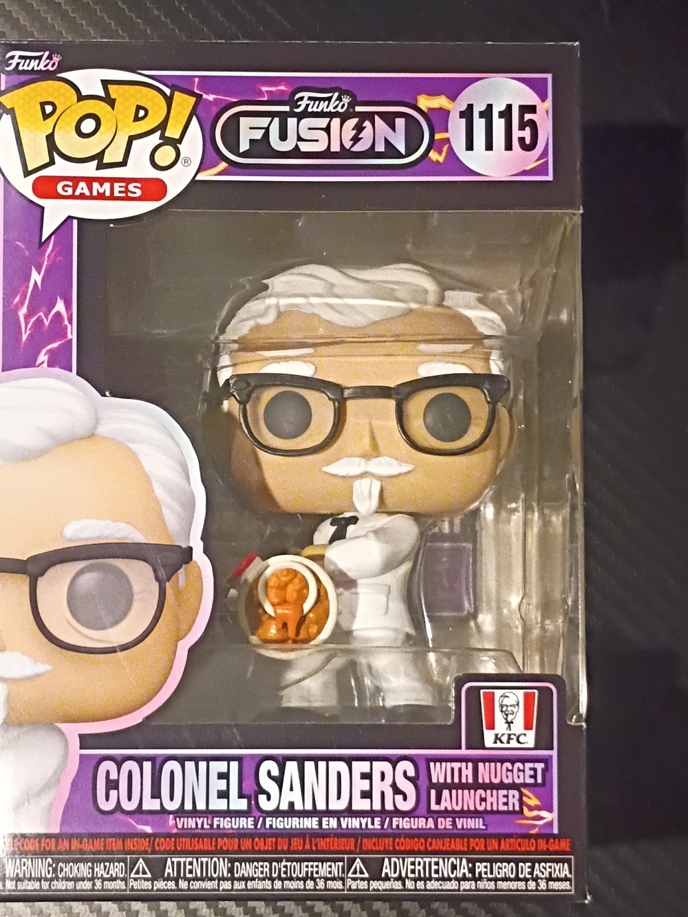 Funko Pop! Games Colonel Sanders Fusion Figure - Purple, White & Black